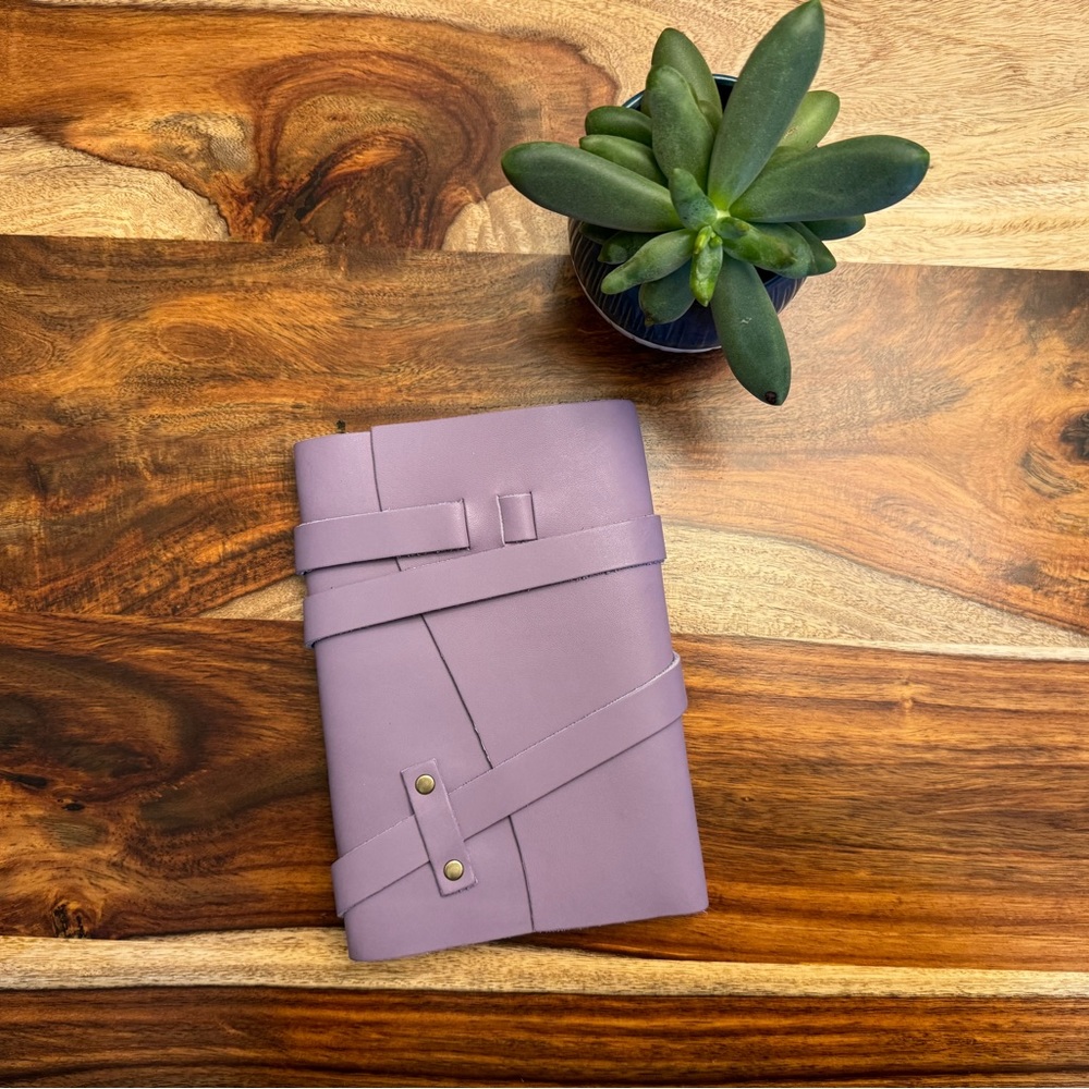 Portland Leather Purple Journal
